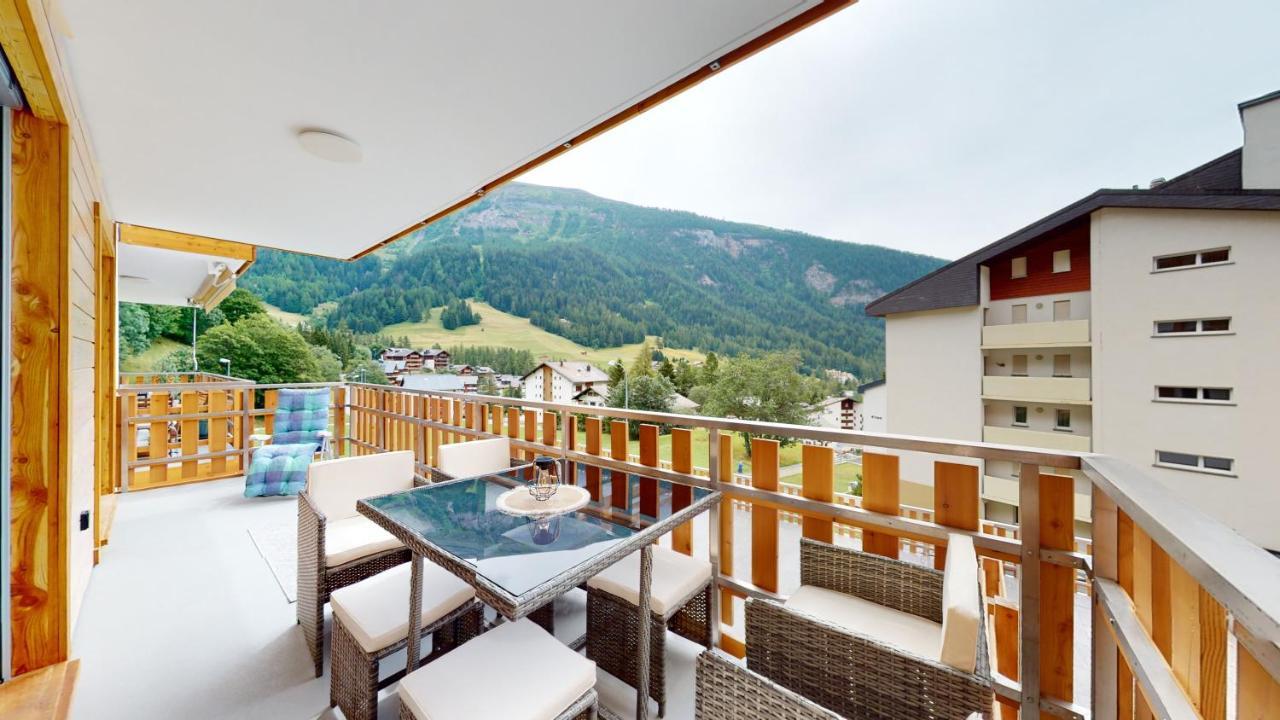 Apartment With Sauna And Mountain View Leukerbad Exteriér fotografie
