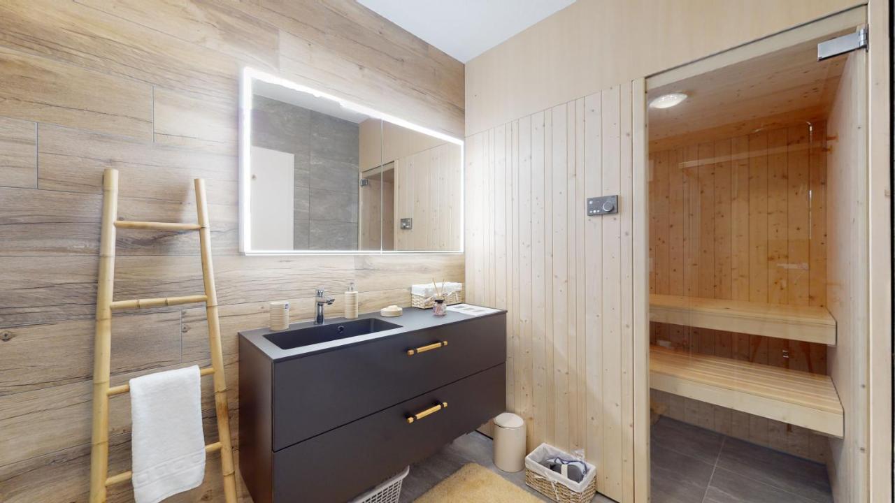 Apartment With Sauna And Mountain View Leukerbad Exteriér fotografie