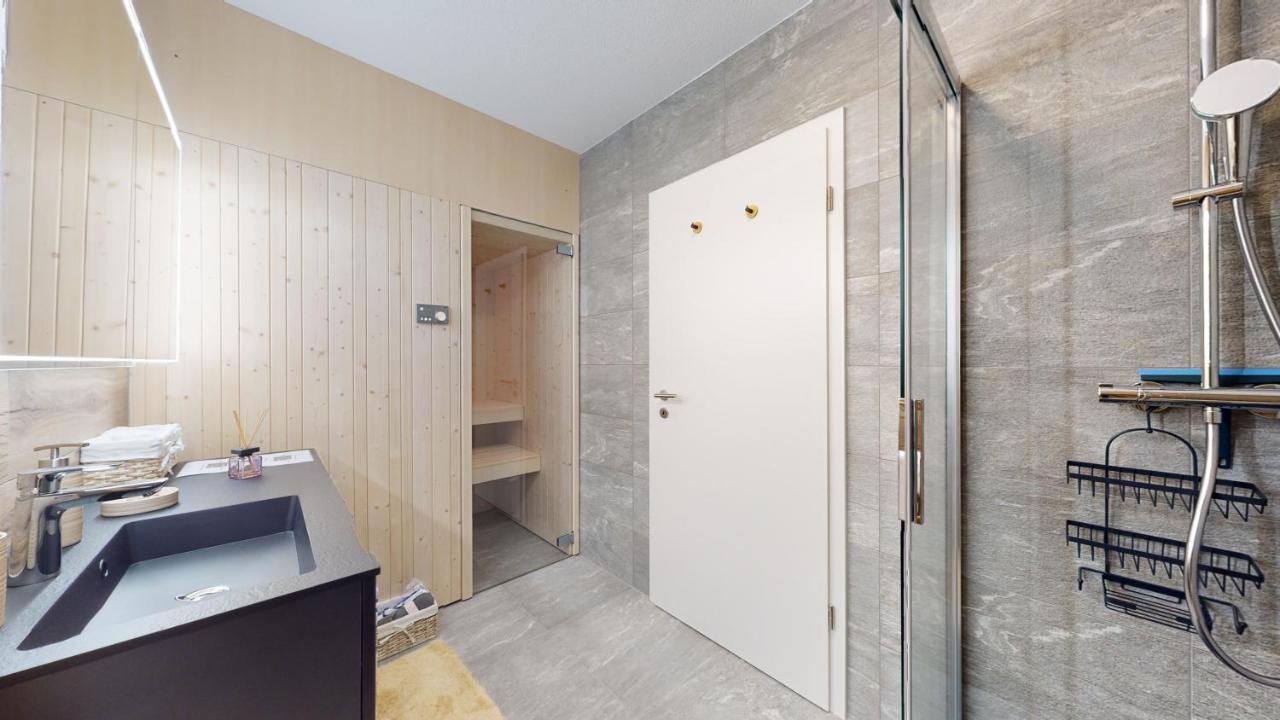 Apartment With Sauna And Mountain View Leukerbad Exteriér fotografie